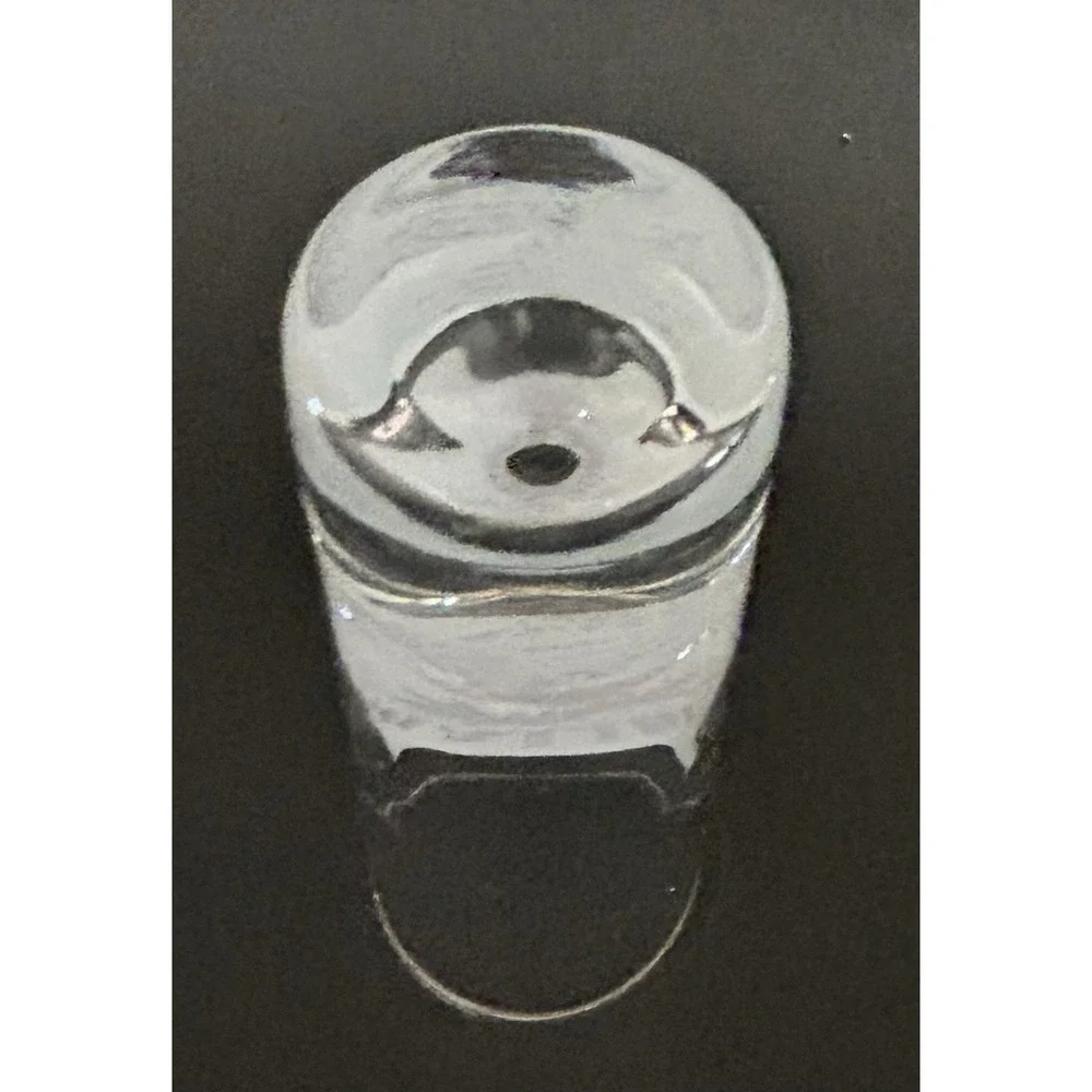 MALIBU Caribbean White Rum Coconut Shot Glass Distillery Advertising Clear 4in